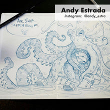 Andy Estrada sketchbook artwork