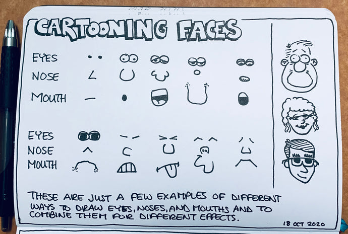 Making Your Sketchnotes Come Alive with Cartoon Elements